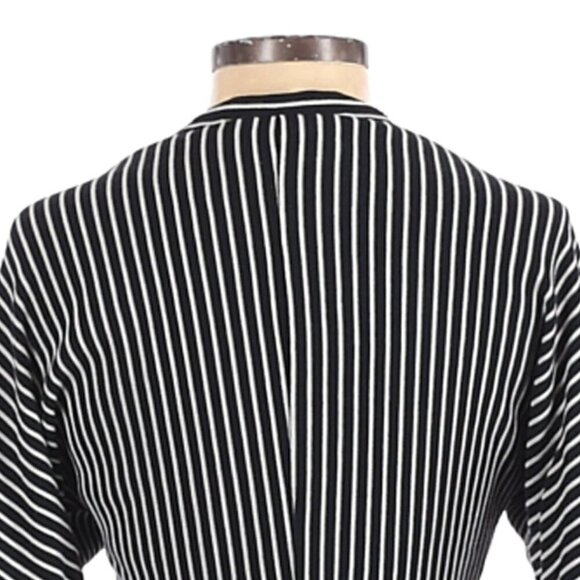 ASOS Blue &White stripe jersey Dress Size 0 - Picture 5 of 9